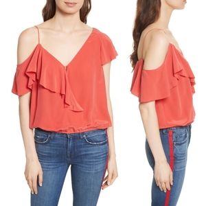 JOIE | Silk Off-The-Shoulder Top